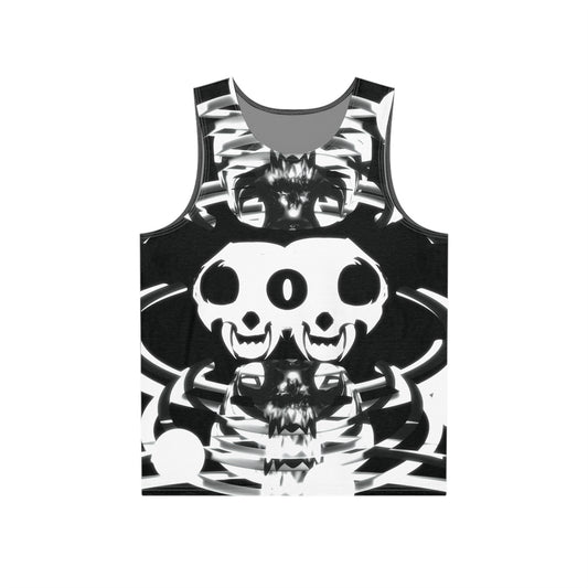 Tank Top Twin Skulls Graphic Casual Summer Fit (Vol 2)