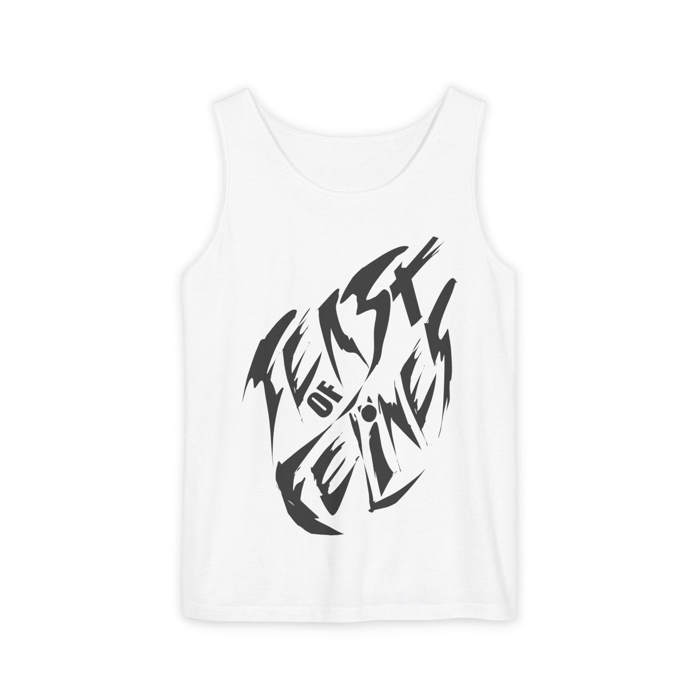 Felines Tank Top - Summer Vibes Unisex Garment-Dyed