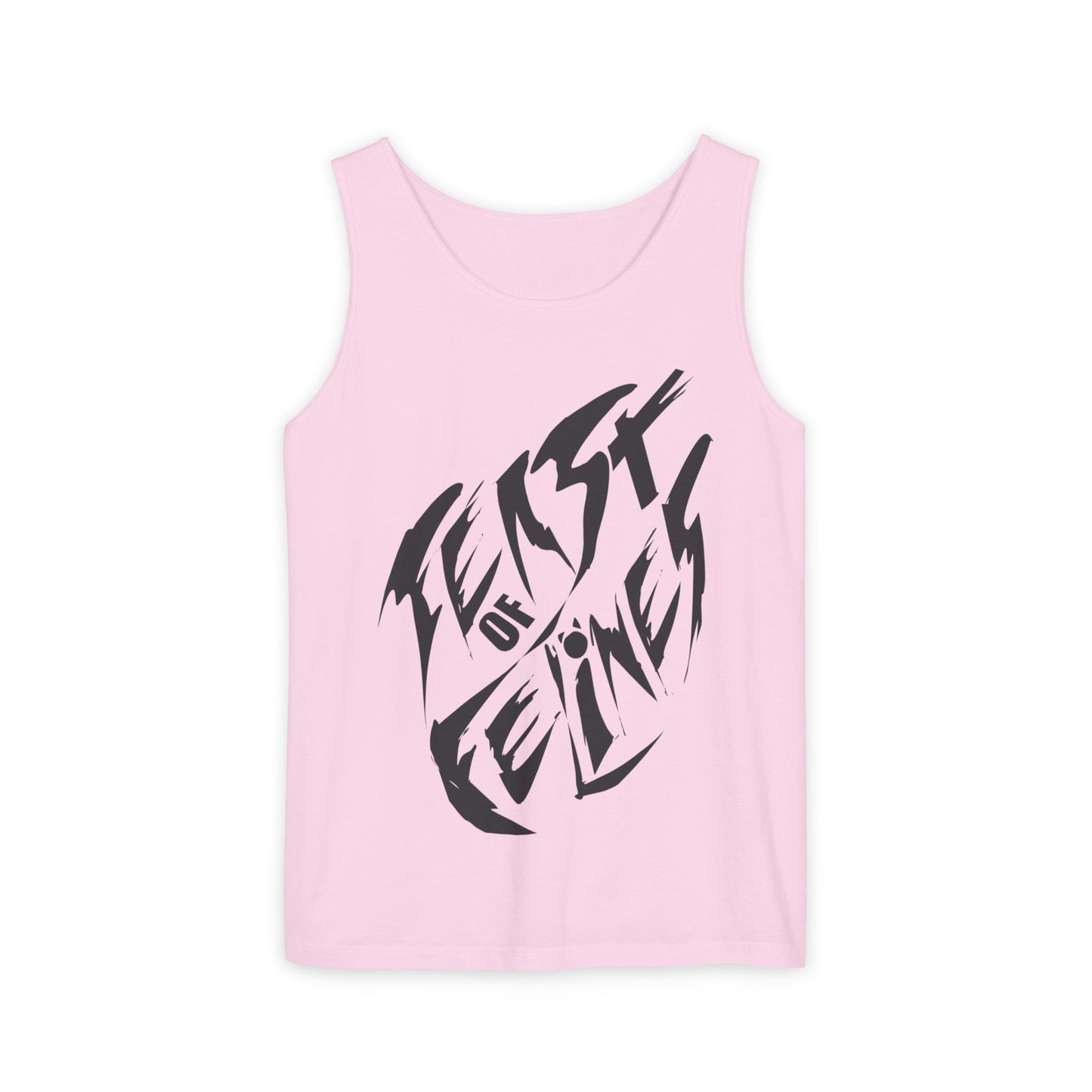 Felines Tank Top - Summer Vibes Unisex Garment-Dyed
