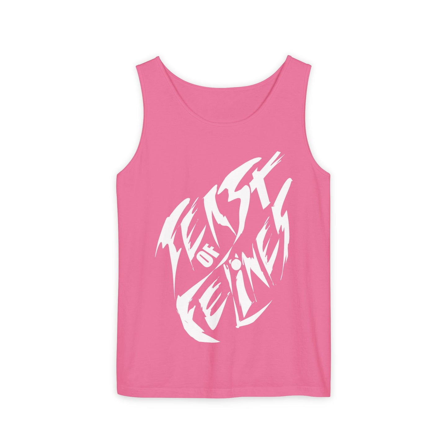 Felines Tank Top - Summer Vibes Unisex Garment-Dyed