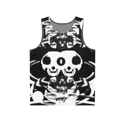Tank Top Twin Skulls Graphic Casual Summer Fit (Vol 2)