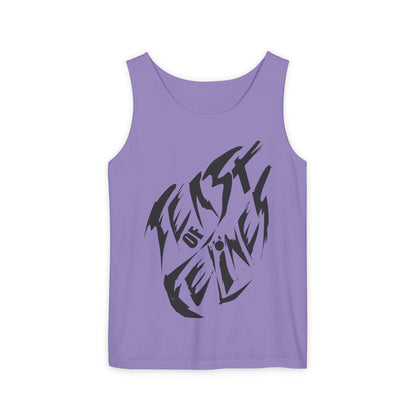 Felines Tank Top - Summer Vibes Unisex Garment-Dyed