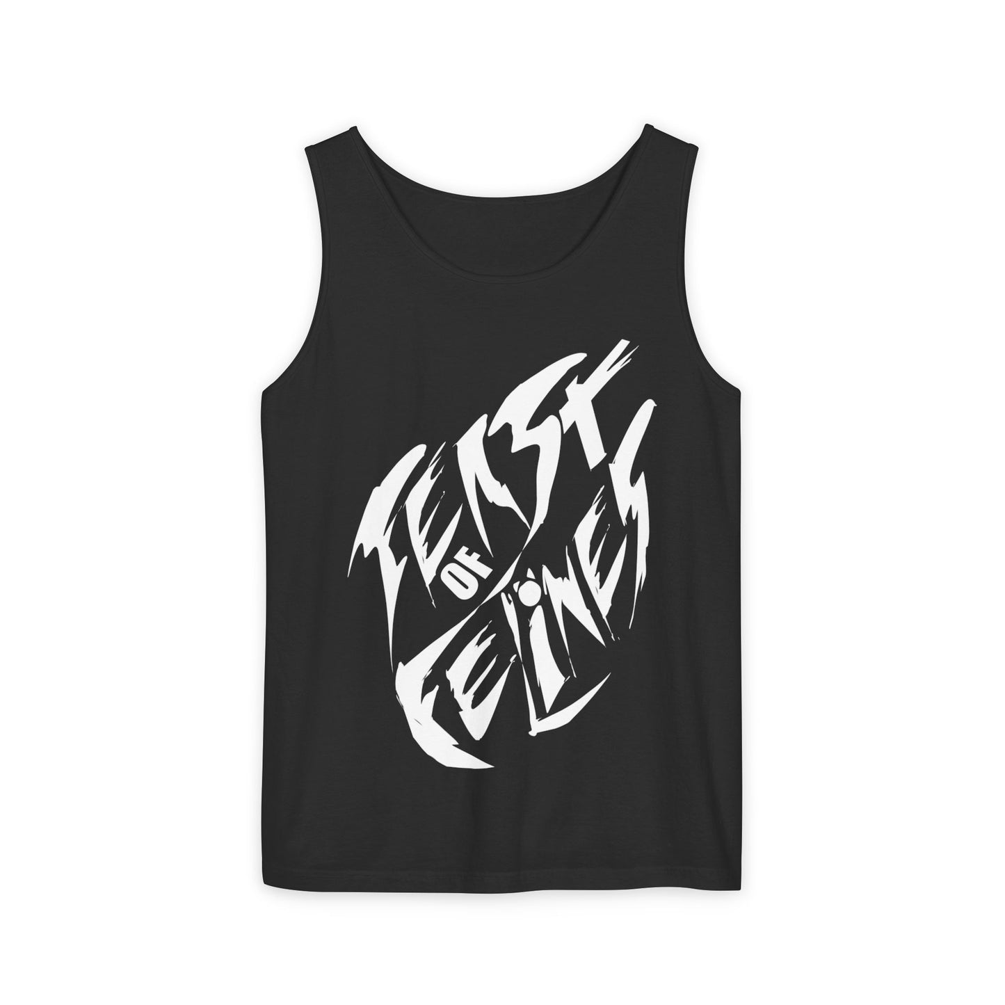 Felines Tank Top - Summer Vibes Unisex Garment-Dyed