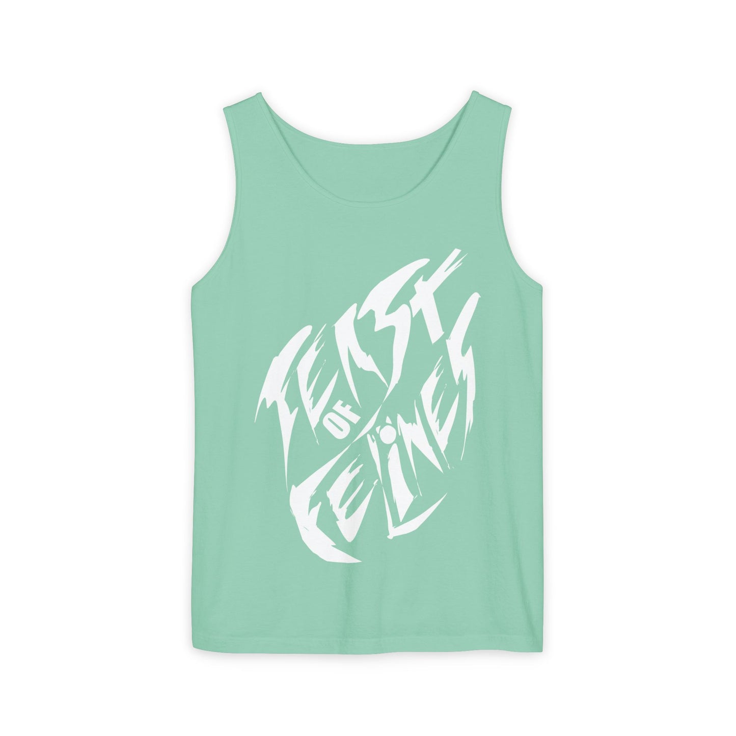 Felines Tank Top - Summer Vibes Unisex Garment-Dyed