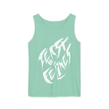 Felines Tank Top - Summer Vibes Unisex Garment-Dyed