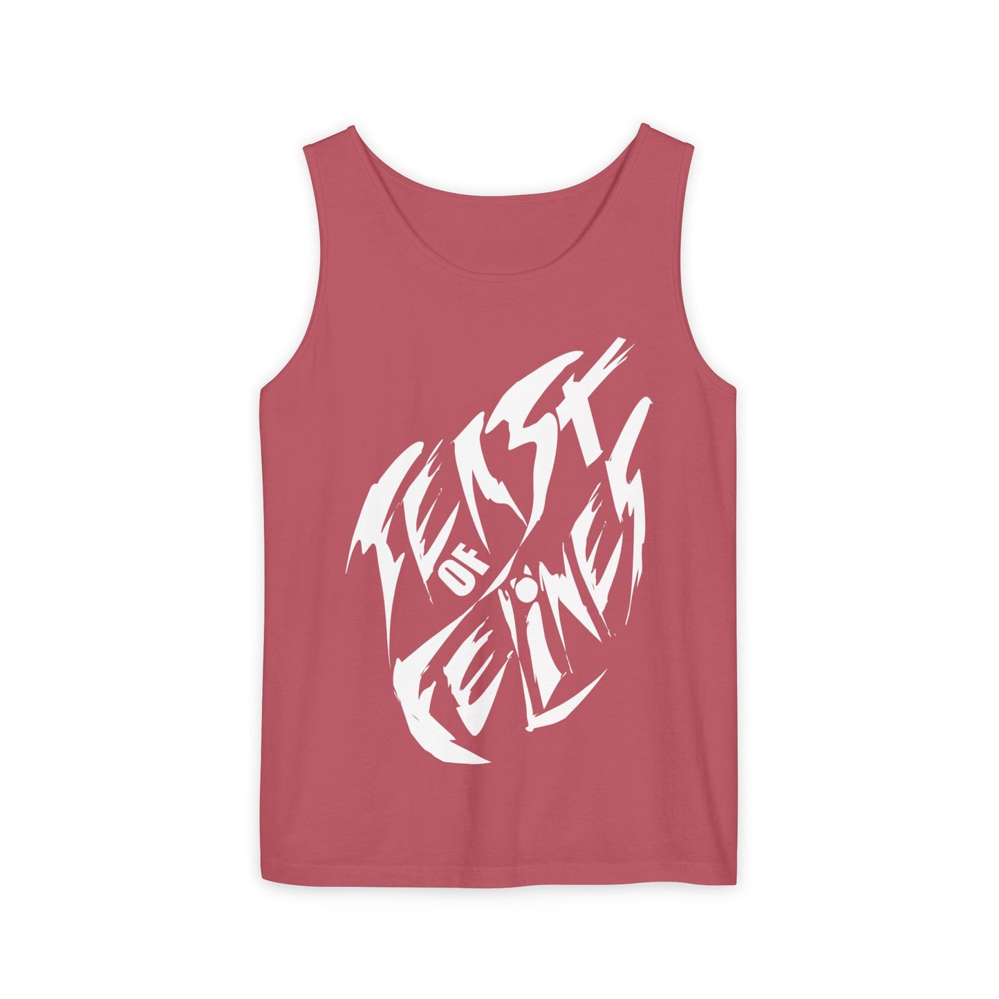 Felines Tank Top - Summer Vibes Unisex Garment-Dyed